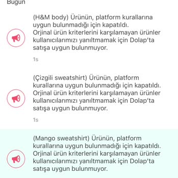 Dolap Uygulaması Orijinal Ürünlerimi Haksız Yere Kaldırdı