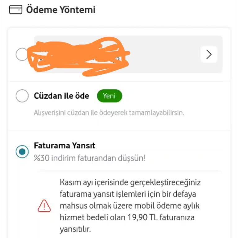 Vodafone Yanımda Uygulamasında Limit Sorunu