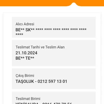 Kargo Sorunu Nedeniyle Mağduriyet Yaşıyorum