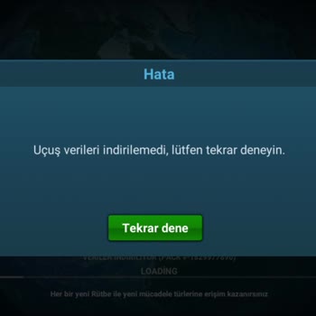 Uçuş Verileri İndirilemiyor: Yardım Bekliyorum