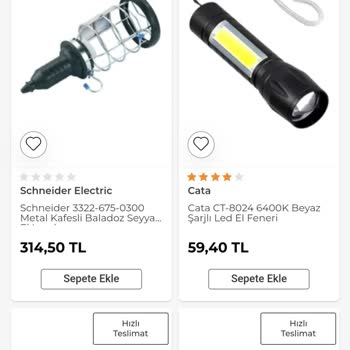 Bozuk El Lambaları Ve Ürün Değişim Talebi