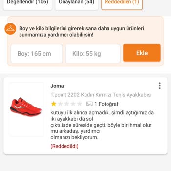 Yanlış Ayakkabı Çifti: Sağ Ayak Eksik