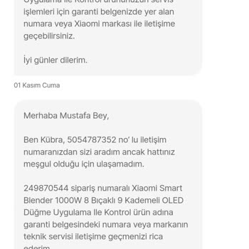 Xiaomi Blender Hatası Ve Hepsiburada'nın Yetersiz Desteği