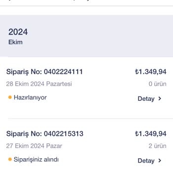 Siparişlerim Görünmüyor Ürünler Nerede?