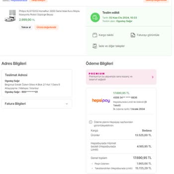 Hepsiburada'da İptal Edilen Ürünler Ve Yanlış Hizmet Bedeli