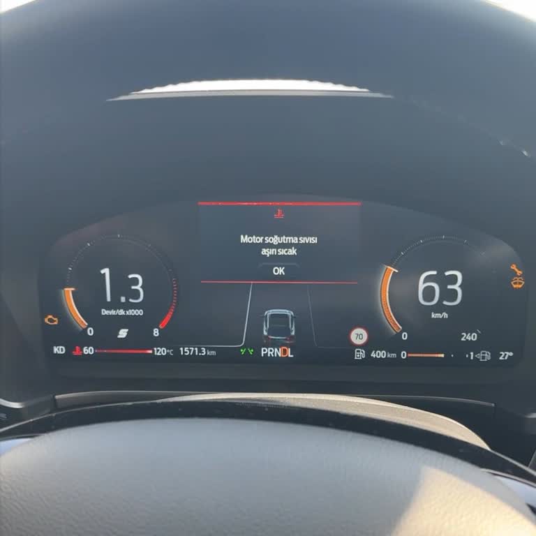 Sıfır Araçta Motor Sorunu