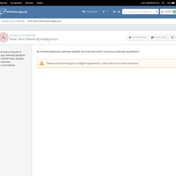 Kapatılan Ödeme Açma Hizmeti Yüzünden Mağduriyet