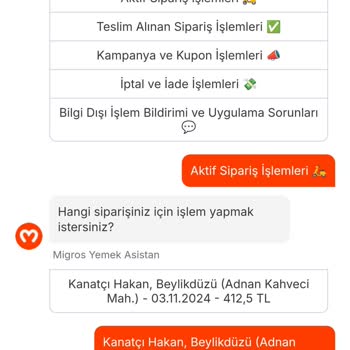 Migros Yemek Siparişimde Tam Bir Hüsran Yaşadım