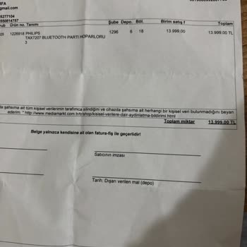 Media Markt'ta Ürün Fiyatı Düşüşü Ve İade Talebi