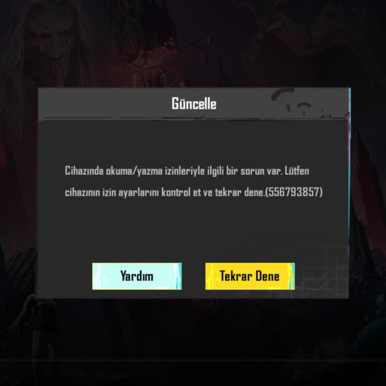PUBG (Pubgmobile.com) Sürekli Hata Veren Uygulama Sorunu