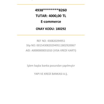 Yetkisiz Kart Kullanımı Şoku!