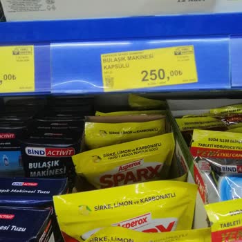 BİM'de Fahiş Fiyat Farkı: Asperox Bulaşık Makinesi Deterjanı