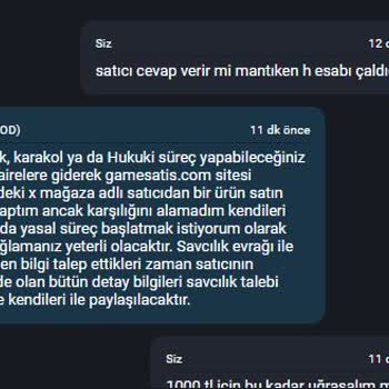Hesap Alımında Destek Eksikliği