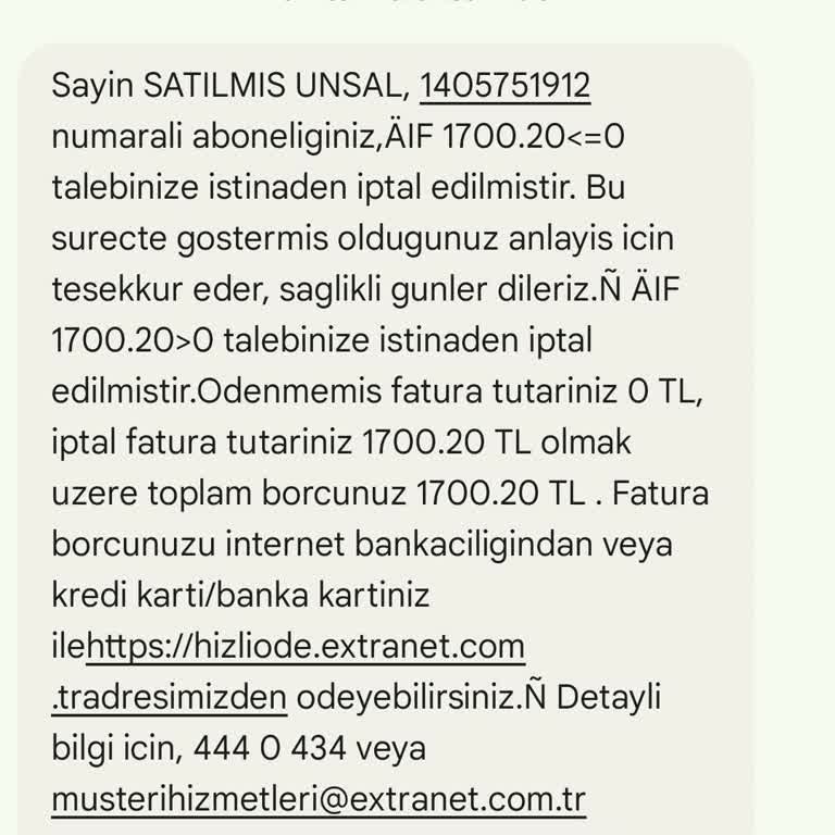 Ödenmeyen Cayma Bedeli Ve Hizmet Eksikliği