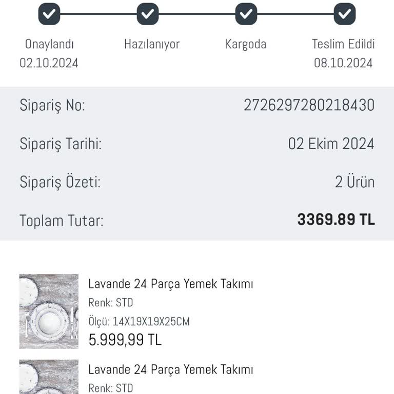 Yanlış Ürün Ve Geciken Para İadesi Sorunu