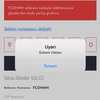 Boyner Uygulamasında Giriş Sorunu