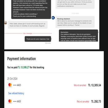 Booking.com Stopped My Refund for Reservation 4370989932 Despite Free Cancellation