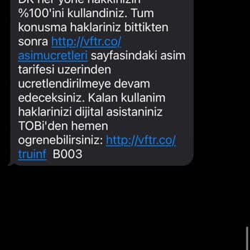 Vodafone'un Yanıltıcı Tarife Bilgilendirmesi Ve Ek Ücret Sorunu