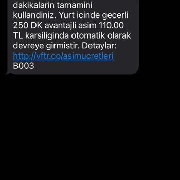 Vodafone'un Yanıltıcı Tarife Bilgilendirmesi Ve Ek Ücret Sorunu