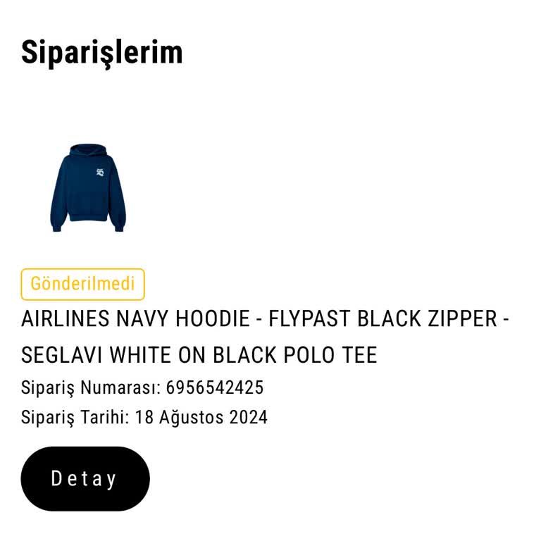 Siparişim 45 İş Günü Geçmesine Rağmen Hala Kargoya Verilmedi