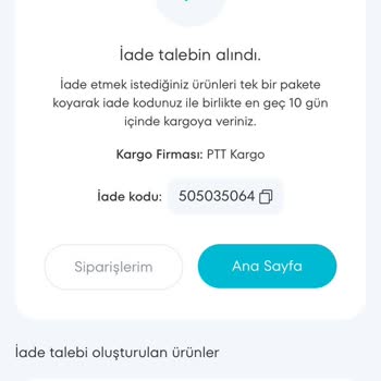 Acil İade Bekleyen Yatak Siparişi Sorunu