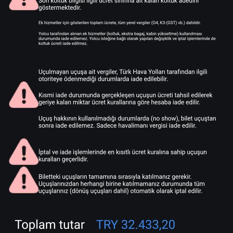 Türk Hava Yolları'nda Ekstra Ücretle Rezil Olmak