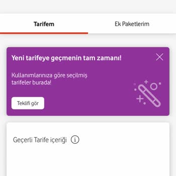 Vodafone'dan Yanıltıcı Tarife Değişikliği