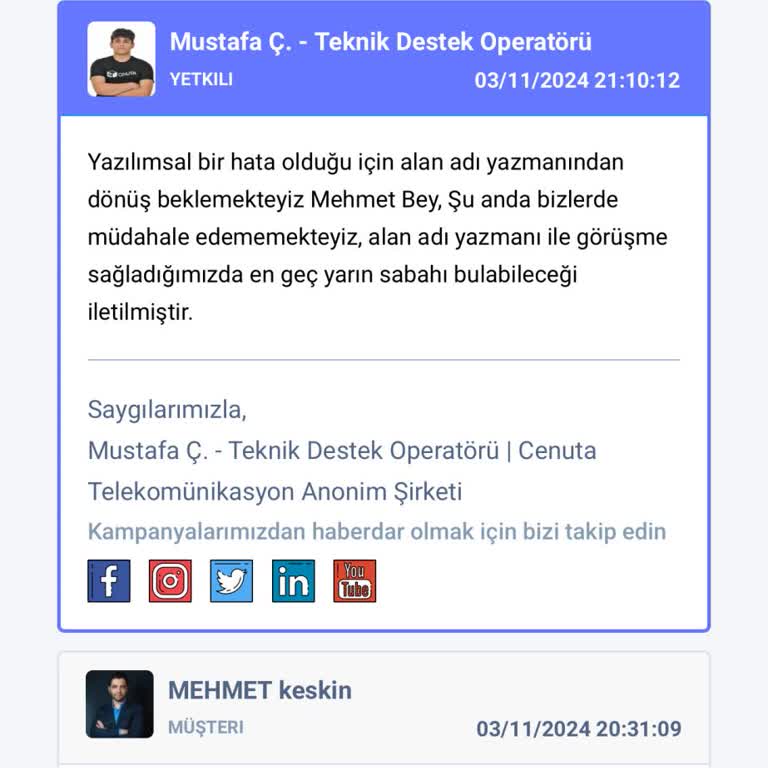 Teknik Destek Ve Güvenlik Sorunları