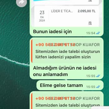 Teslim Edilmeyen Ürün Ve Geciken İade