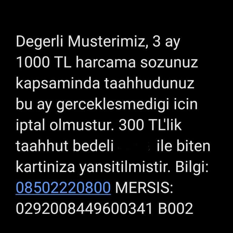 Kredi Kartı İptali Sonrası Beklenmedik Ücret