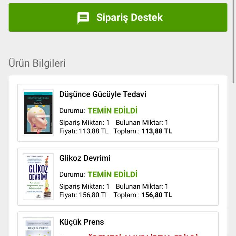 Kitap Siparişim Hala Ulaşmadı Ve İptal Sorunu Yaşıyorum