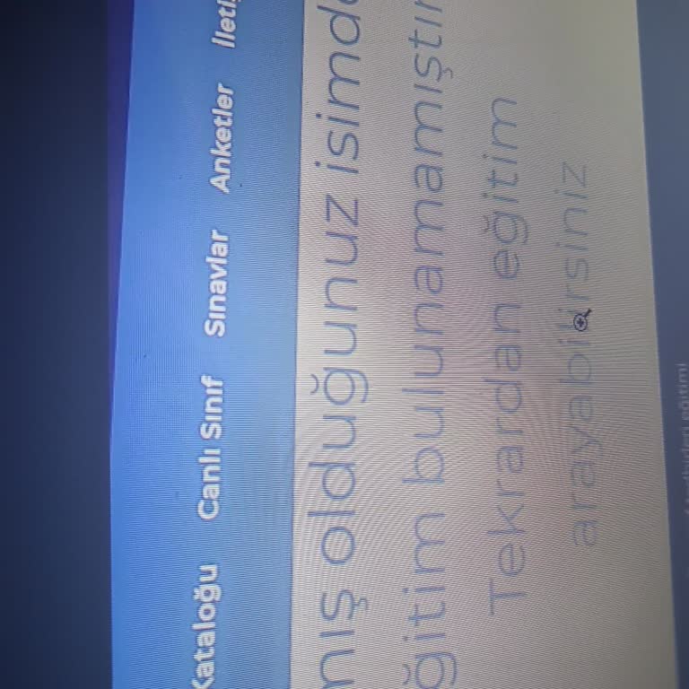 Uzaktan Eğitimde Konu Görünmeme Sorunu