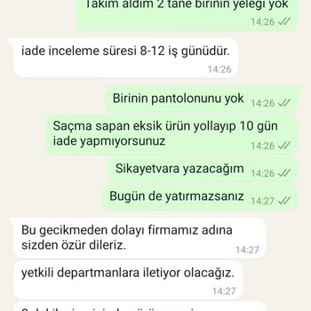 Eksik Ve Kusurlu Ürünler İle İade Sorunu