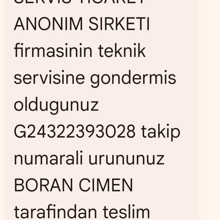 Karcher Servisinden Geri Dönüş Sorunu