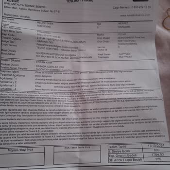 Sürekli Arızalanan Telefon Ve Garanti Sorunları