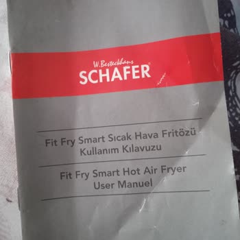 Schafer Airfryer'da Çizikler Ve Yavaş Pişirme Sorunu