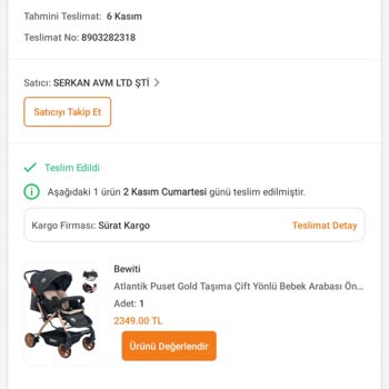 Eksik Gelen Bebek Arabası Hayal Kırıklığı