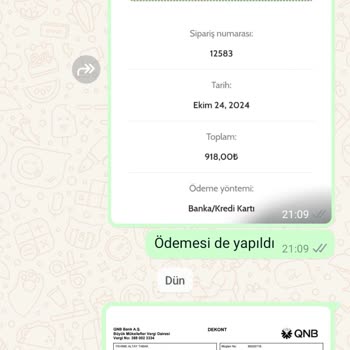 Siparişin Gecikmesi Ve İletişim Sorunları