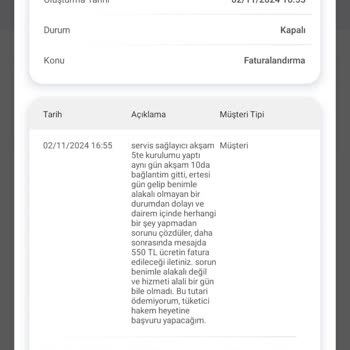 Millenicom'un Haksız Servis Ücreti Şoku