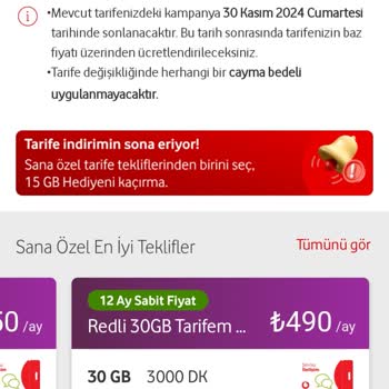 Vodafone'dan Yüksek Fiyatlı Tarifeler Ve Müşteri Mağduriyeti
