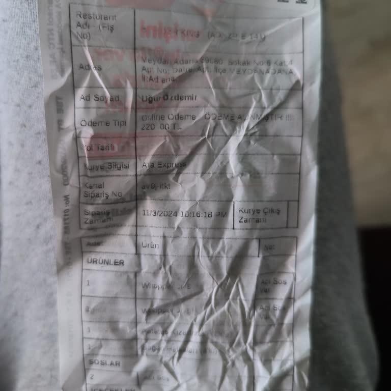 Yanlış Sipariş Ve İade Sorunu: Müşteri Hizmetleri Yetersizliği