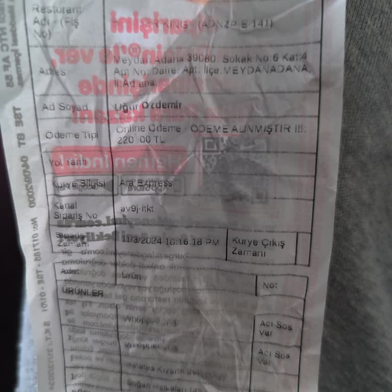 Yanlış Sipariş Ve İade Sorunu: Müşteri Hizmetleri Yetersizliği