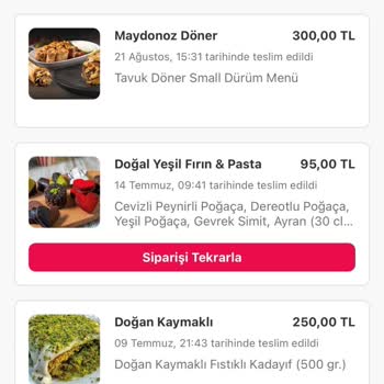 Yemeksepeti'nde Yanlış İşlem Ve İletişim Sorunu