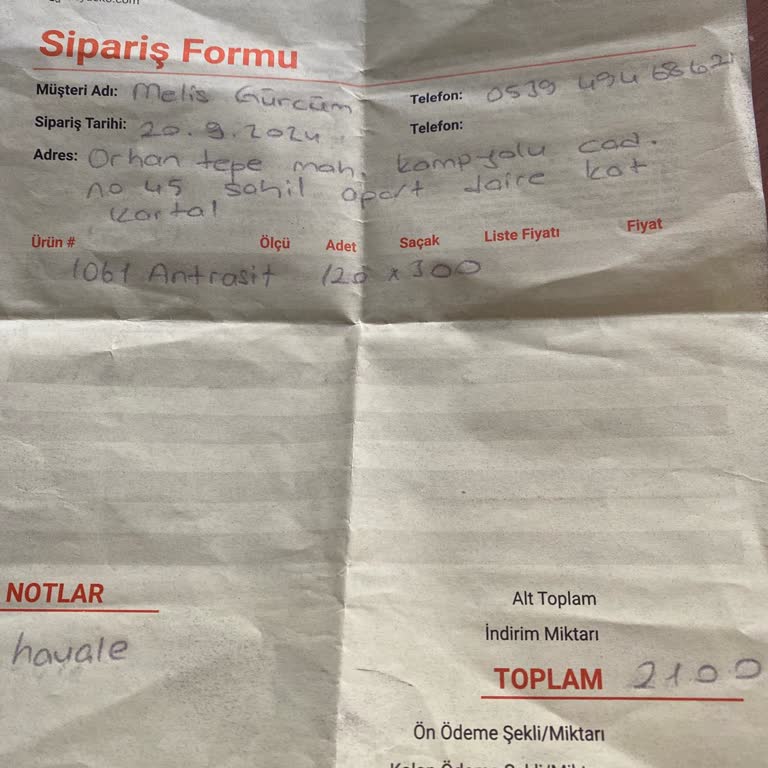 45 Gündür Bekleyen Sipariş Ve Ulaşılamayan Müşteri Hizmetleri