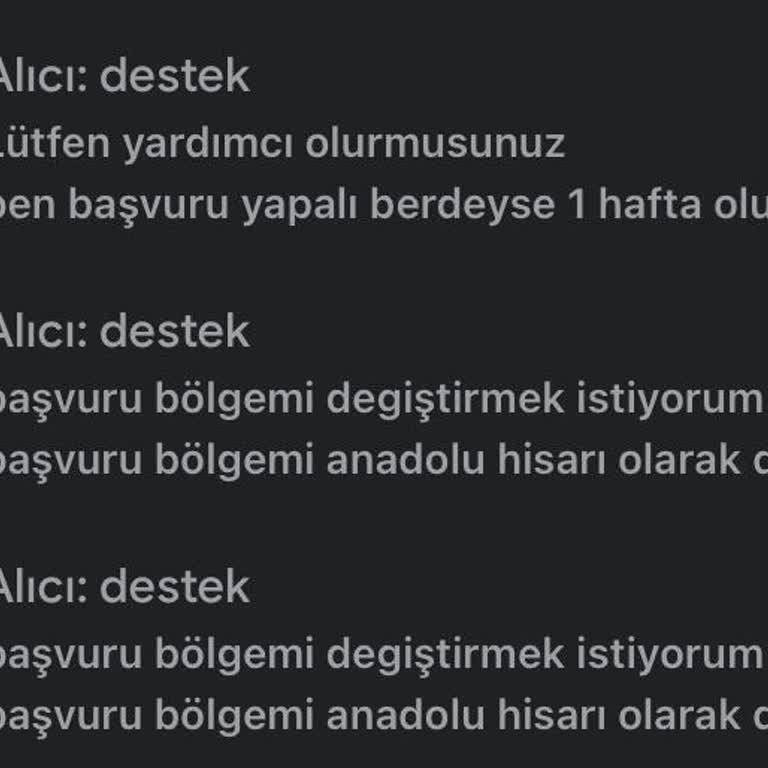 Yemeksepeti Express Başvuru Sürecinde İletişim Sorunu