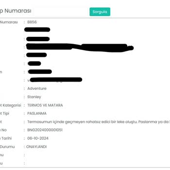 Stanley Termos Değişimi Gecikiyor Müşteri Hizmetleri Sessiz