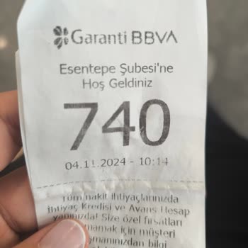 Esentepe Şubesi'nde Uzun Süreli Bekleyiş