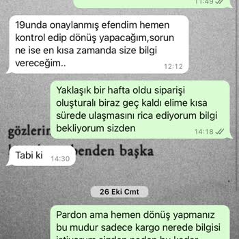 Şule Giyim'den Siparişlerim Hala Ulaşmadı