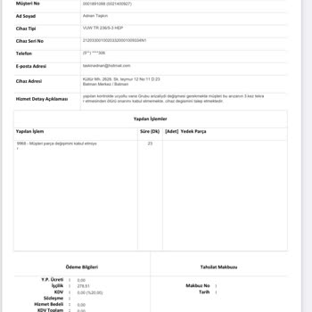 Vaillant Kombi: Sürekli Arıza Ve Yetersiz Müşteri Hizmetleri