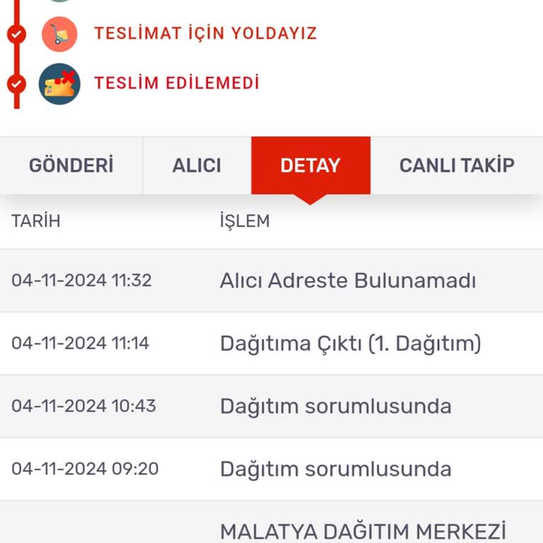 Teslim Edilemeyen Kargo Sorunu